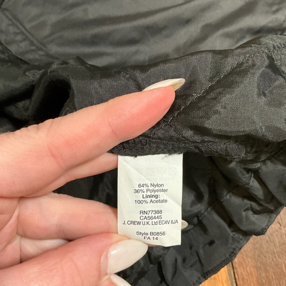 Madewell Black Nylon Bomber Jacket Size Medium - Picture 6 of 6